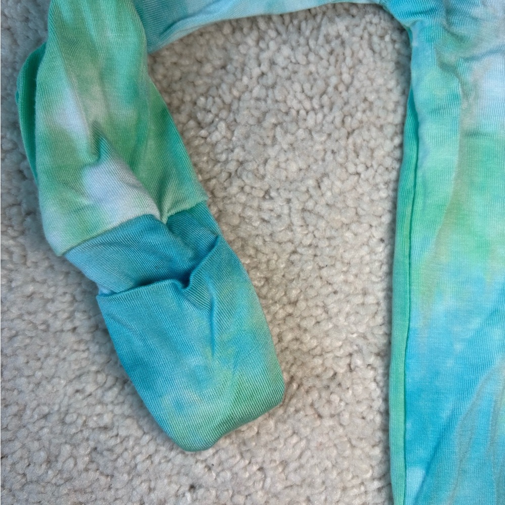 Bamboo Baby blue and green Tie-Dye convertible One Piece - Picture 11 of 12